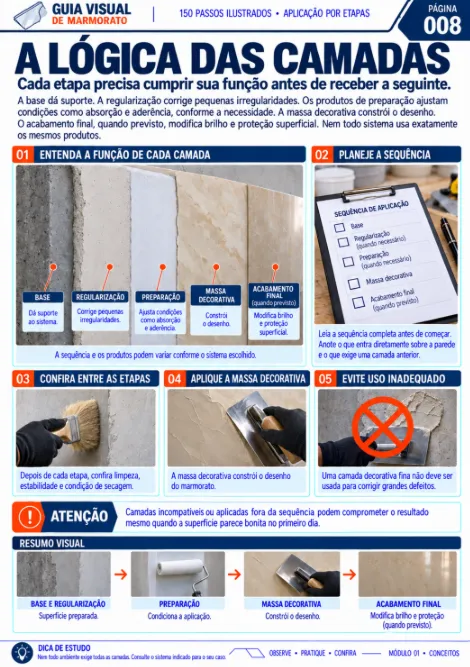 Página ilustrada do guia de Marmorato
