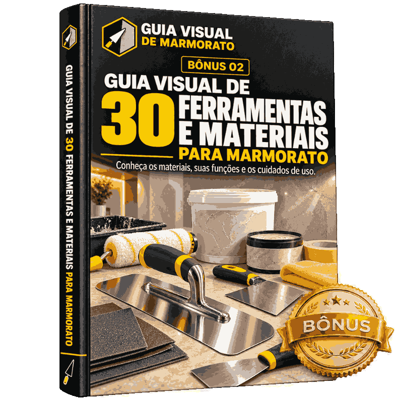 Guia Visual de 30 Ferramentas e Materiais para Marmorato